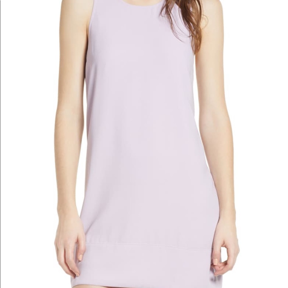 Nordstrom Purple Leith Racerback Shift Dress-Sz S